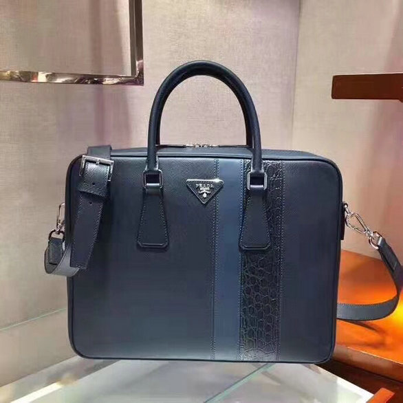 Wholesale Cheap Prada Mens Briefcases AAA for sale