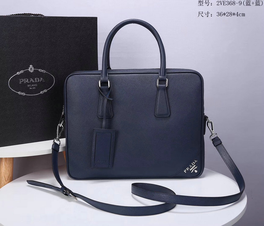 Wholesale Cheap Prada Leather Briefcases Bags for sale