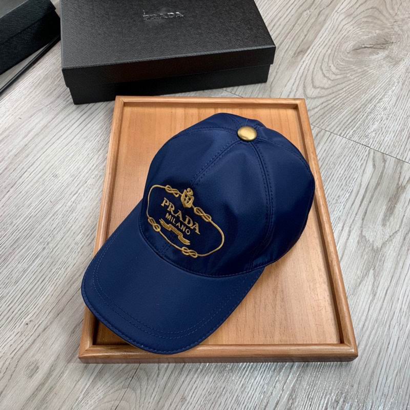 Wholesale Cheap P rada Replica Designer Caps for Sale