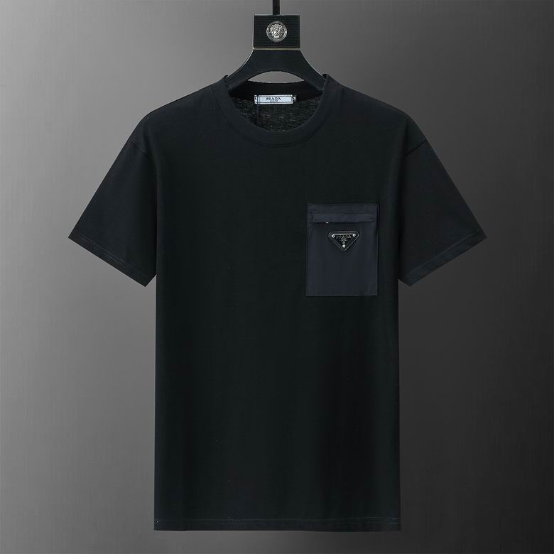 Wholesale Cheap P rada Short Sleeve Replica T Shirts for Sale