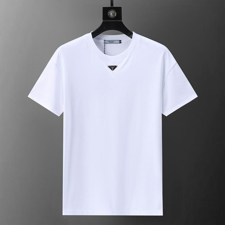 Wholesale Cheap P rada Short Sleeve Replica T Shirts for Sale