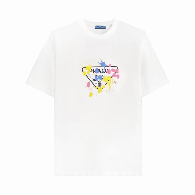 Wholesale Cheap P rada Short Sleeve Replica T Shirts for Sale