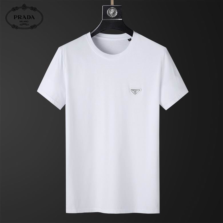 Wholesale Cheap P rada Short Sleeve Replica T Shirts for Sale