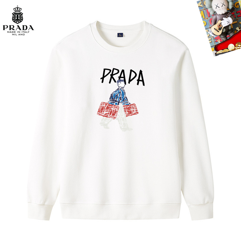 Wholesale Cheap P.rada men's Designer Sweatshirts for Sale