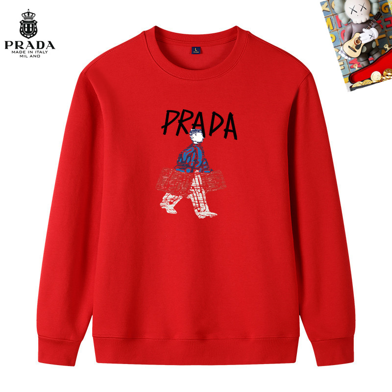 Wholesale Cheap P.rada men's Designer Sweatshirts for Sale