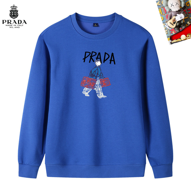 Wholesale Cheap P.rada men's Designer Sweatshirts for Sale