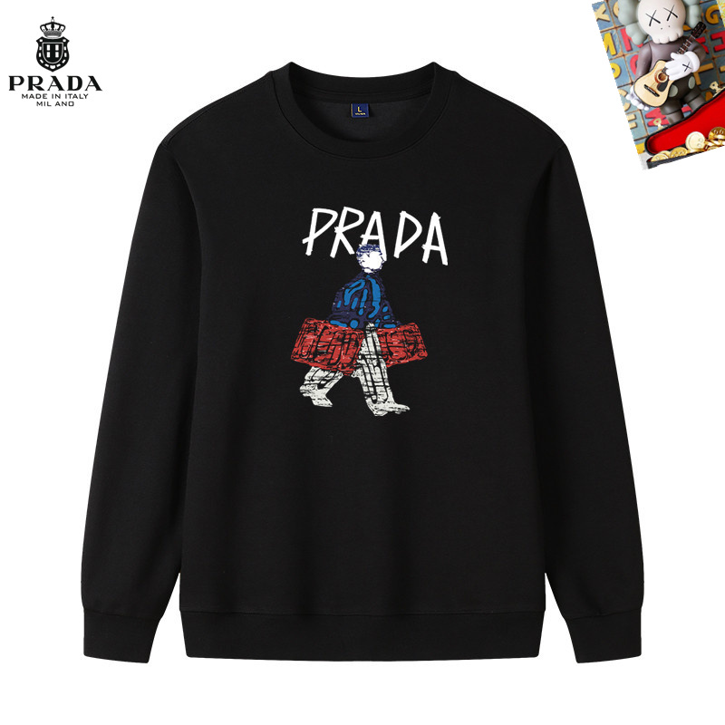 Wholesale Cheap P.rada men's Designer Sweatshirts for Sale