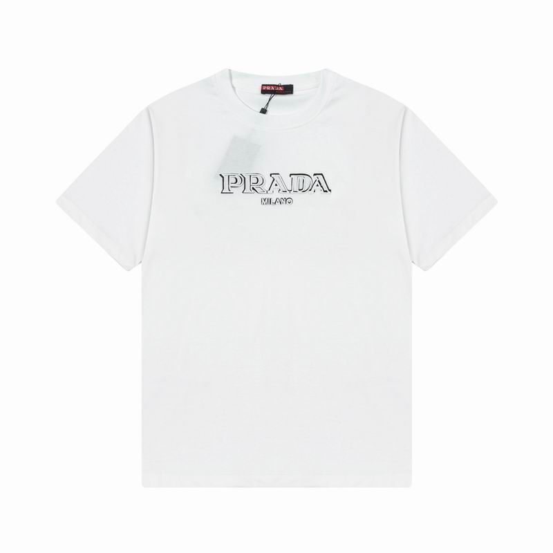 Wholesale Cheap High quality Men's Prada Short Sleeve Replica Designer T Shirts for Sale