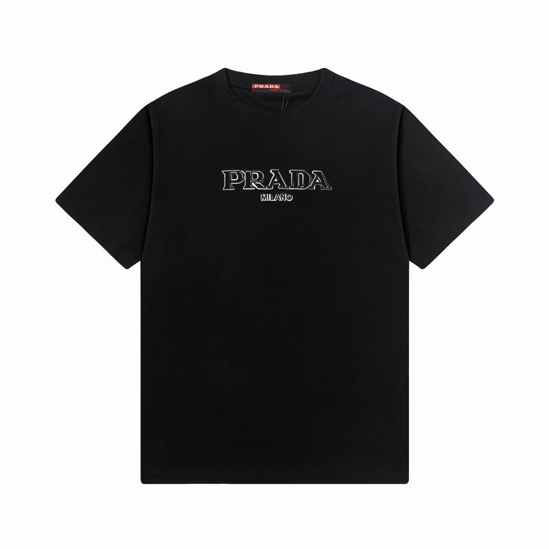 Wholesale Cheap High quality Men's Prada Short Sleeve Replica Designer T Shirts for Sale