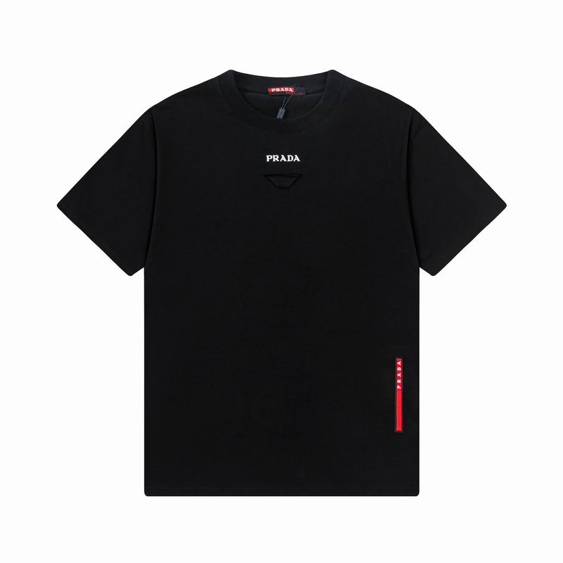 Wholesale Cheap High quality Men's Prada Short Sleeve Replica Designer T Shirts for Sale