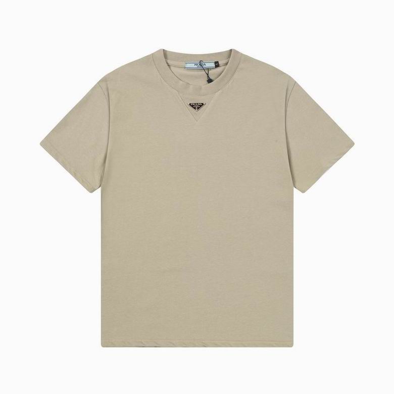 Wholesale Cheap High quality Men's Prada Short Sleeve Replica Designer T Shirts for Sale
