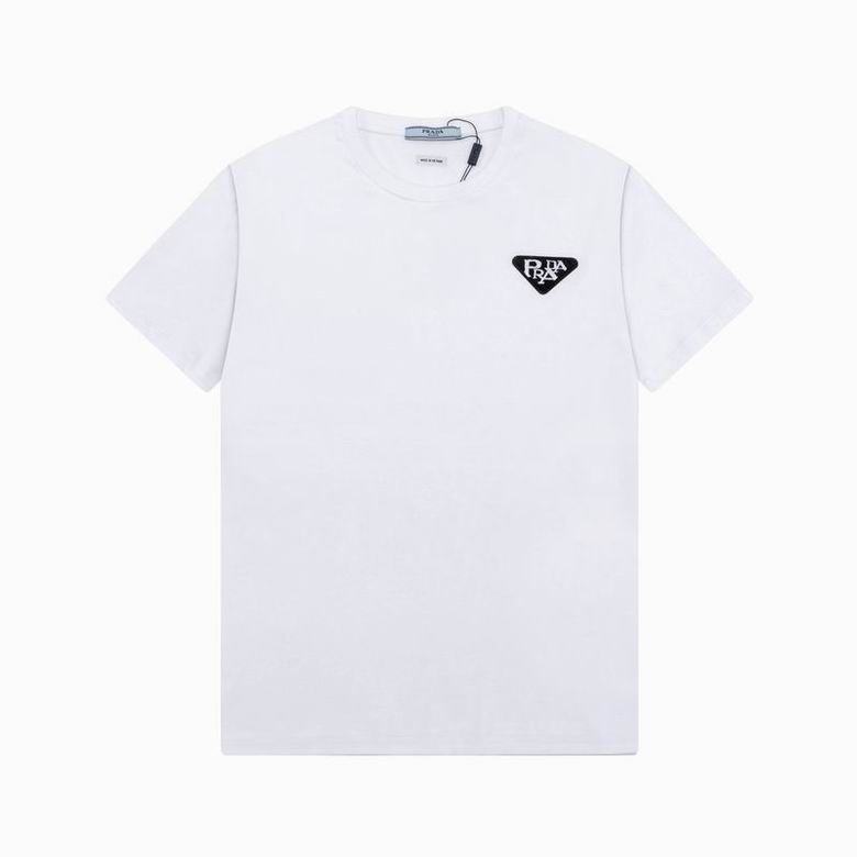 Wholesale Cheap High quality Men's Prada Short Sleeve Replica Designer T Shirts for Sale