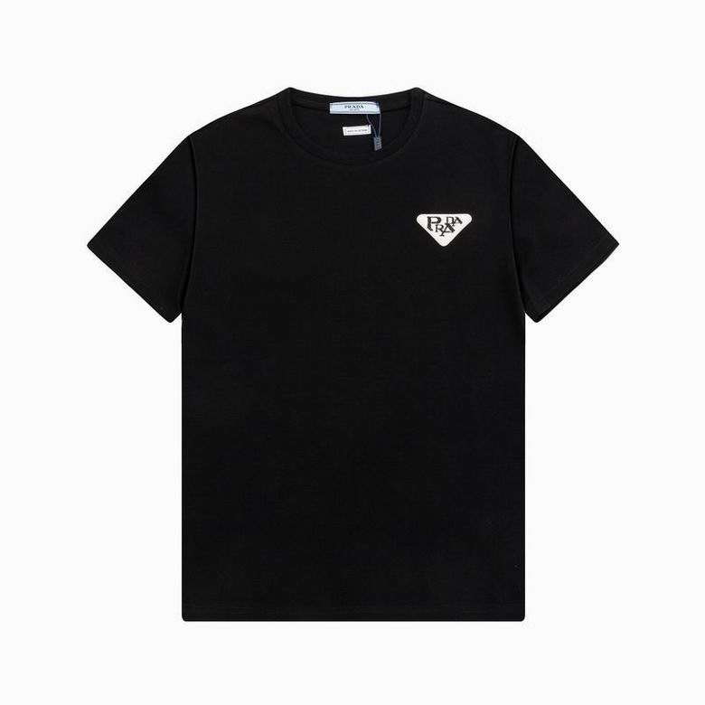 Wholesale Cheap High quality Men's Prada Short Sleeve Replica Designer T Shirts for Sale