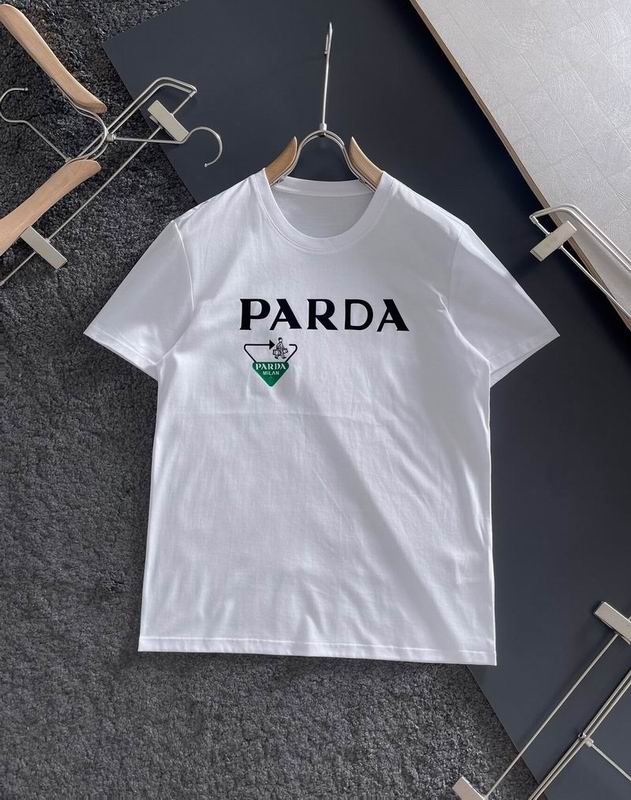 Wholesale Cheap High quality men's Prada Short Sleeve Replica Designer T Shirts for Sale