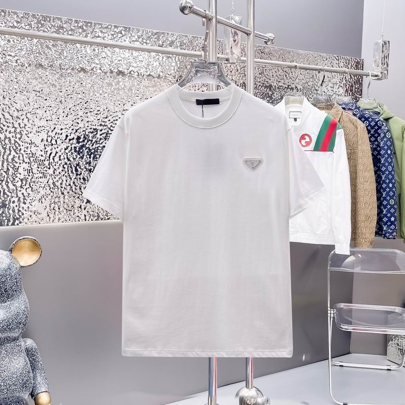 Wholesale Cheap High quality men P.rada Short Sleeve Replica Designer T Shirts for Sale