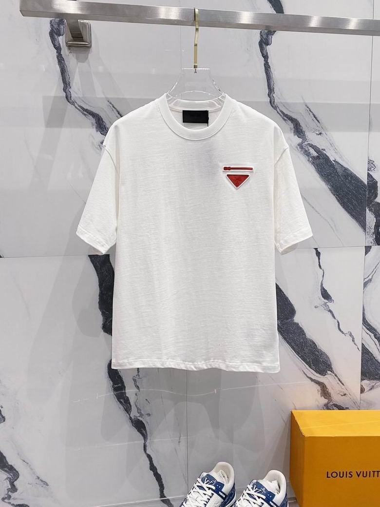 Wholesale Cheap High quality men P.rada Short Sleeve Replica Designer T Shirts for Sale