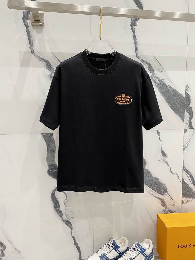 Wholesale Cheap High quality men P.rada Short Sleeve Replica Designer T Shirts for Sale
