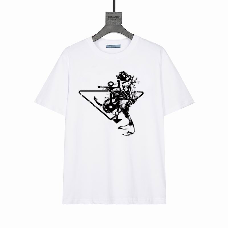 Wholesale Cheap High quality Prada Short Sleeve Replica Designer T Shirts for Sale