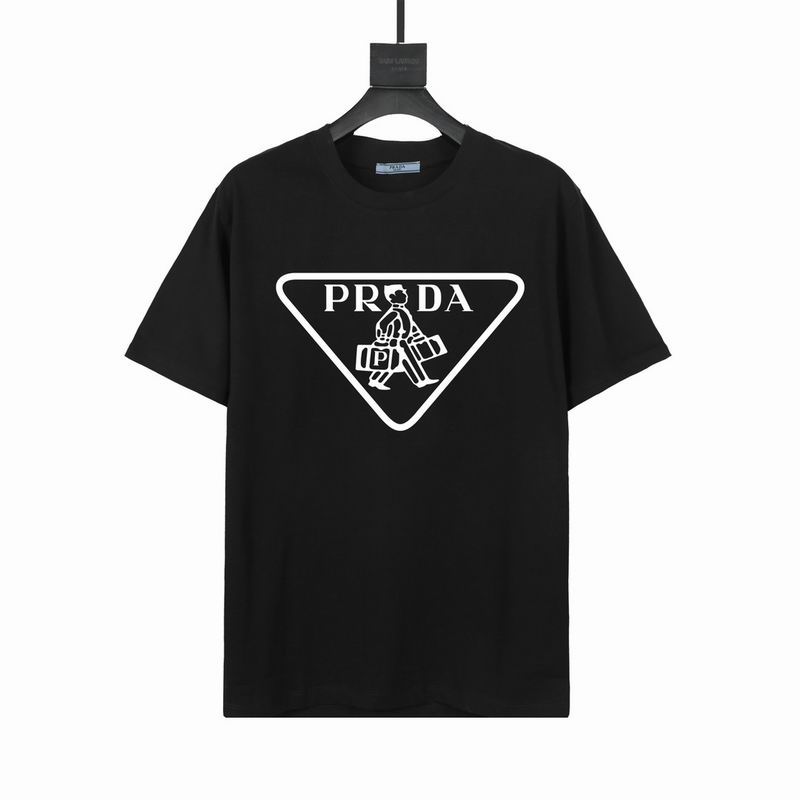Wholesale Cheap High quality Prada Short Sleeve Replica Designer T Shirts for Sale