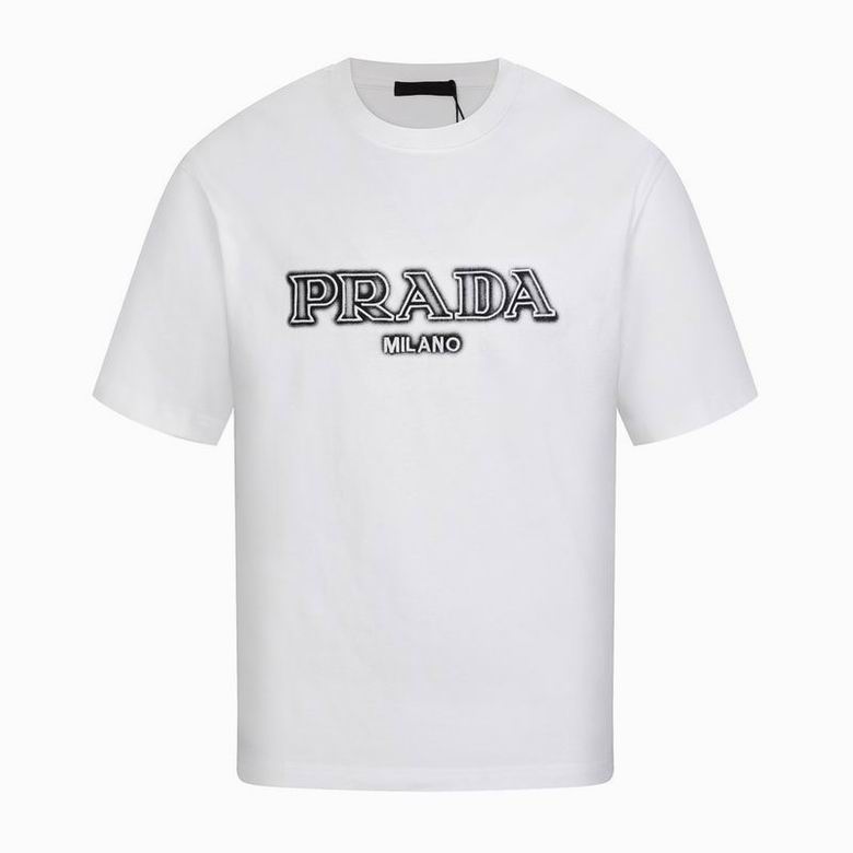 Wholesale Cheap High quality Women's Prada Short Sleeve Replica Designer T Shirts for Sale