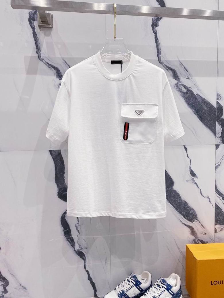 Wholesale Cheap High quality P.rada Short Sleeve Replica Designer T Shirts for Sale