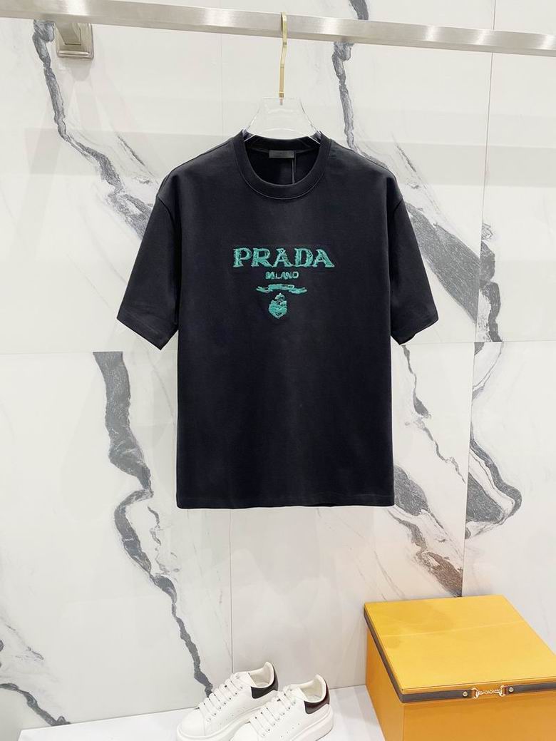 Wholesale Cheap High quality P.rada Short Sleeve Replica Designer T Shirts for Sale