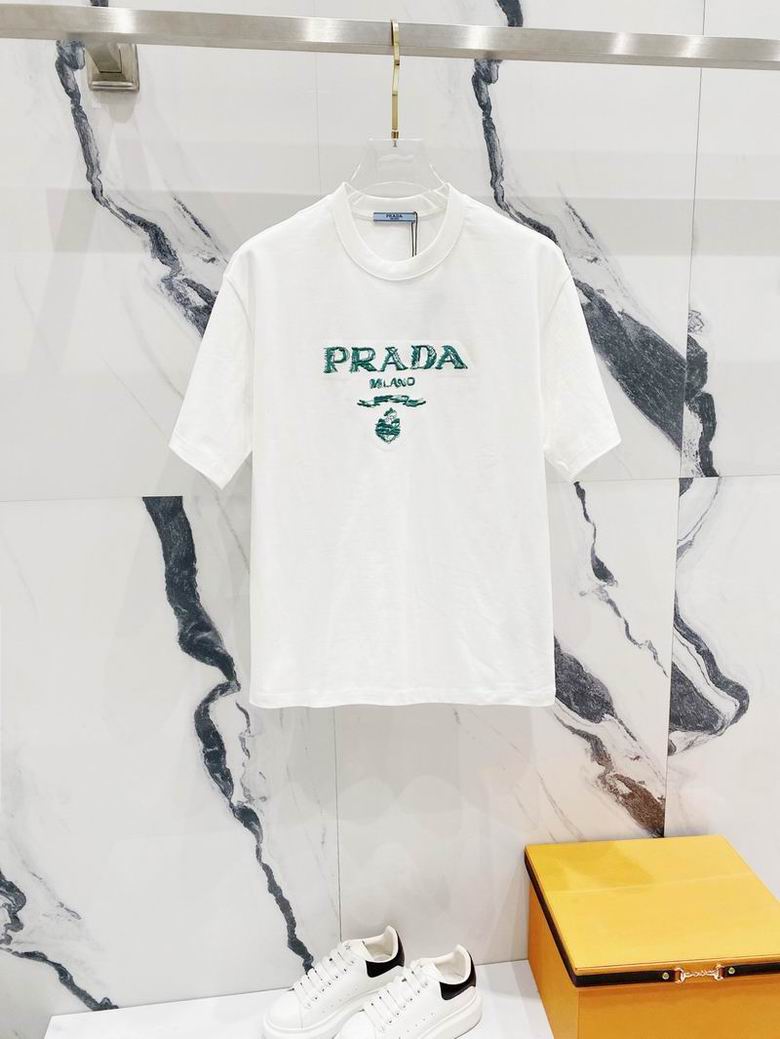 Wholesale Cheap High quality P.rada Short Sleeve Replica Designer T Shirts for Sale