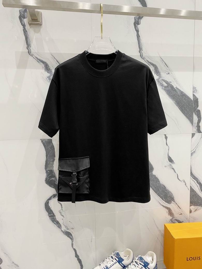 Wholesale Cheap High quality P.rada Short Sleeve Replica Designer T Shirts for Sale