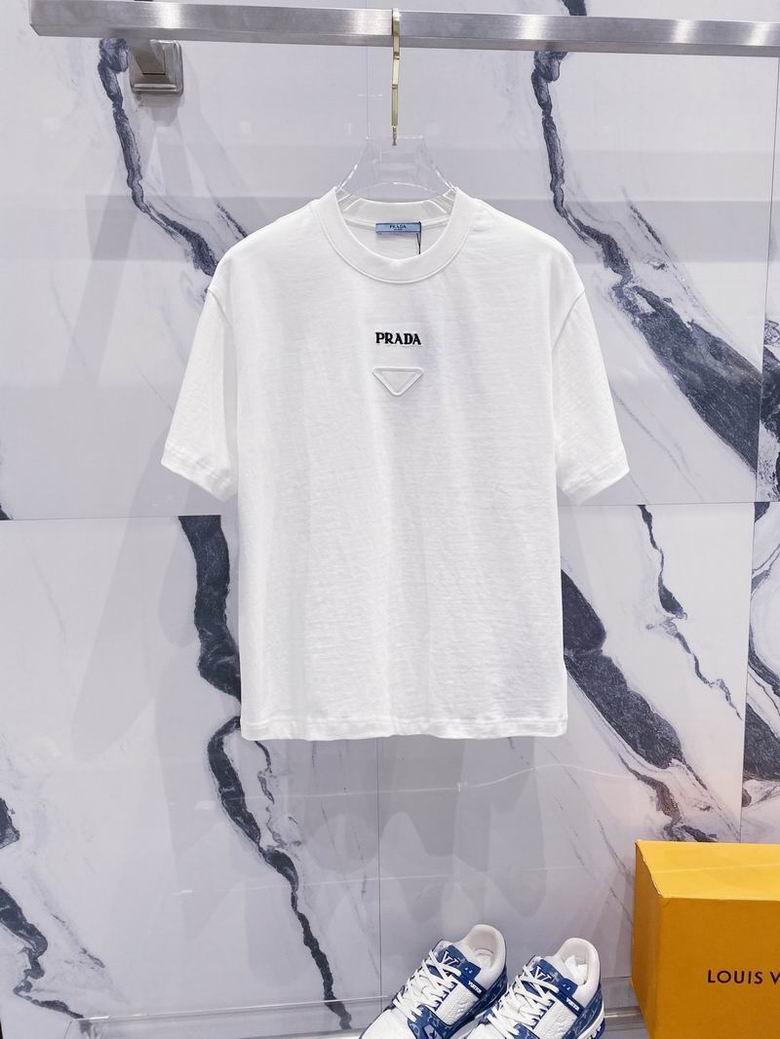 Wholesale Cheap High quality P.rada Short Sleeve Replica Designer T Shirts for Sale
