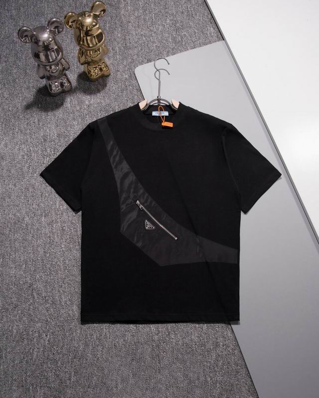 Wholesale Cheap High quality women's P.rada Short Sleeve Replica Designer T Shirts for Sale