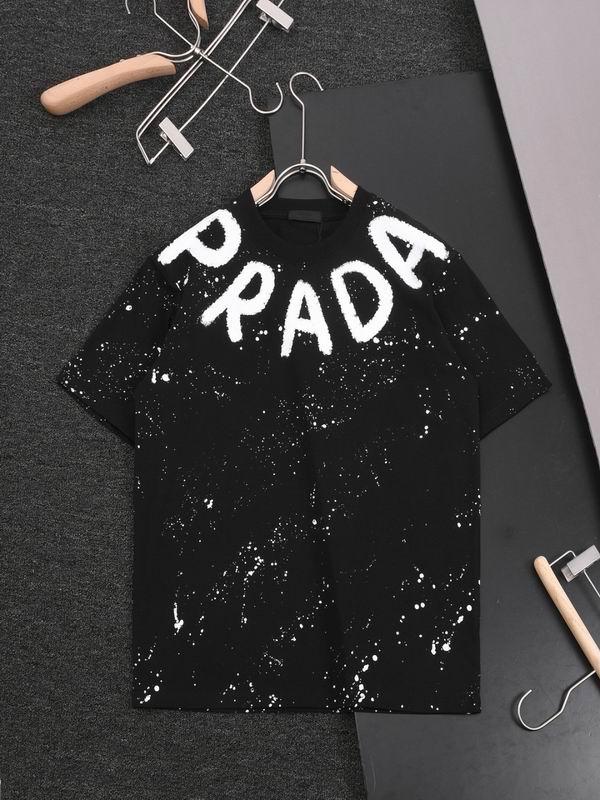 Wholesale Cheap High quality women's P.rada Short Sleeve Replica Designer T Shirts for Sale