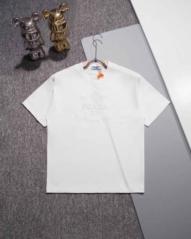 Wholesale Cheap High quality women's P.rada Short Sleeve Replica Designer T Shirts for Sale
