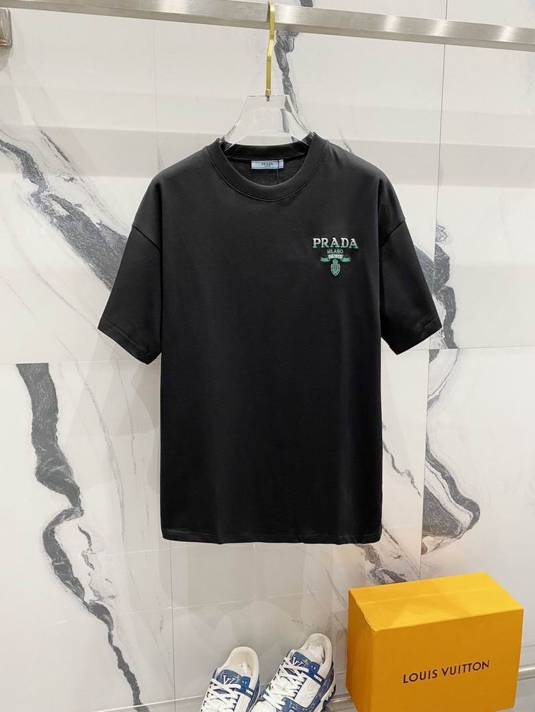 Wholesale Cheap High quality women's P.rada Short Sleeve Replica Designer T Shirts for Sale