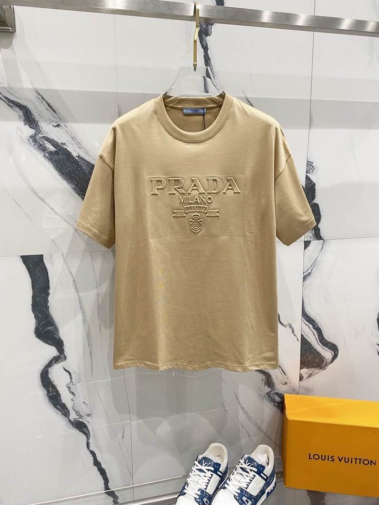 Wholesale Cheap High quality women's P.rada Short Sleeve Replica Designer T Shirts for Sale