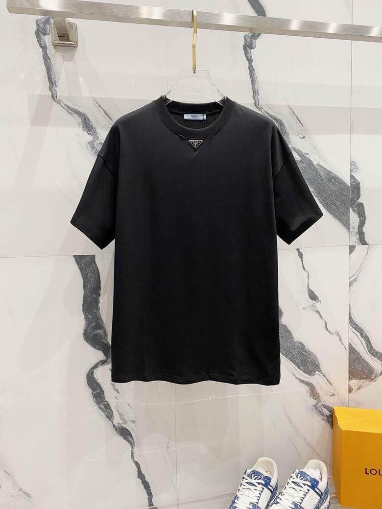 Wholesale Cheap High quality women's P.rada Short Sleeve Replica Designer T Shirts for Sale