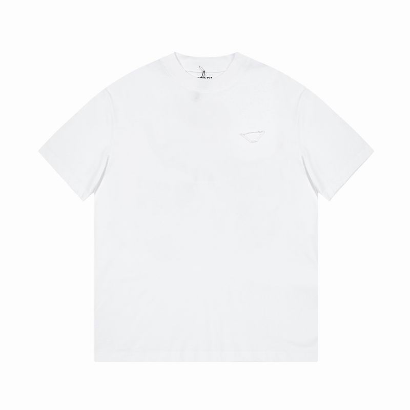 Wholesale Cheap High quality Women's Prada Short Sleeve Replica Designer T Shirts for Sale
