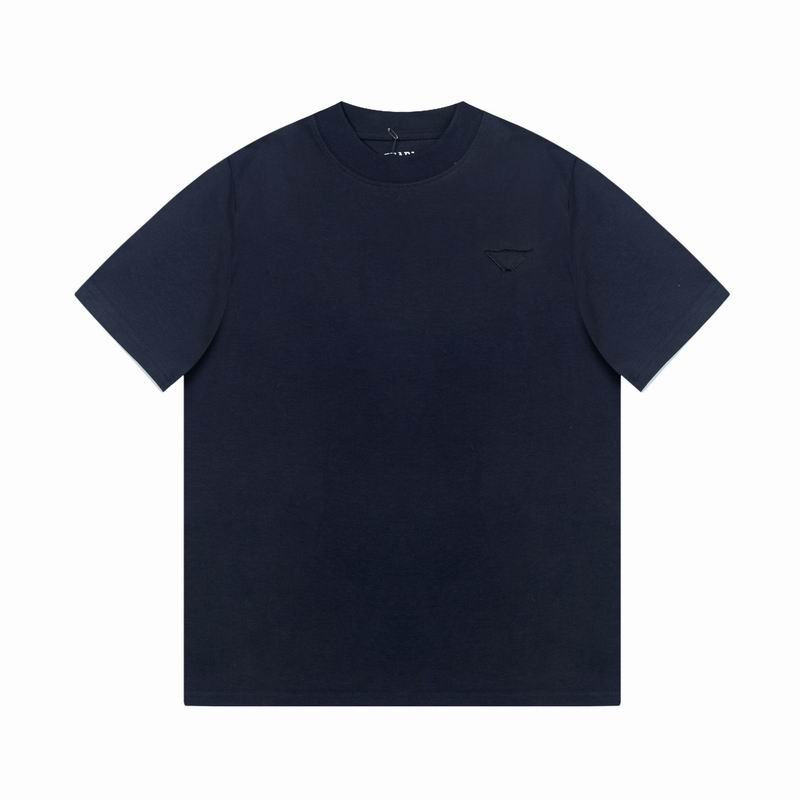 Wholesale Cheap High quality Women's Prada Short Sleeve Replica Designer T Shirts for Sale