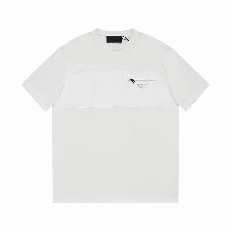 Wholesale Cheap High quality Women's Prada Short Sleeve Replica Designer T Shirts for Sale