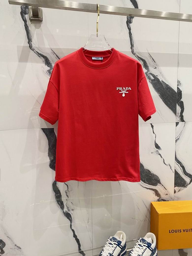 Wholesale Cheap High quality women's P.rada Short Sleeve Replica Designer T Shirts for Sale
