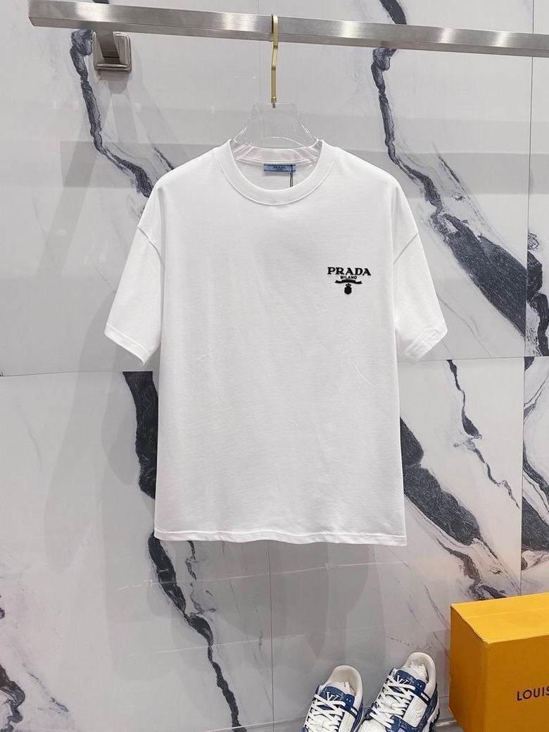 Wholesale Cheap High quality women's P.rada Short Sleeve Replica Designer T Shirts for Sale