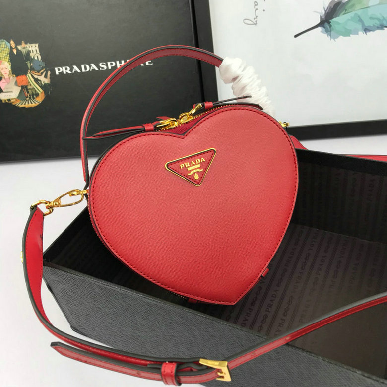 Wholesale Cheap Prada Latest Heart Shaped Bags for sale