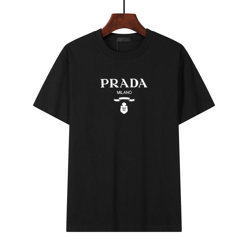 Wholesale Cheap P rada Short Sleeve Replica T Shirts for Sale