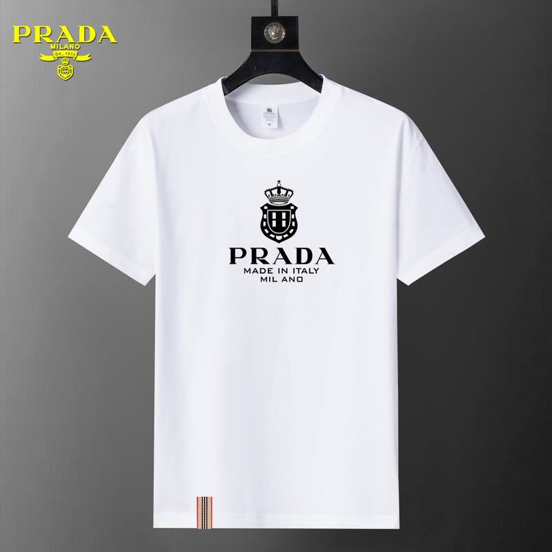 Wholesale High-quality Men's P.rada Short Sleeve Replica Designer T-Shirts for sale
