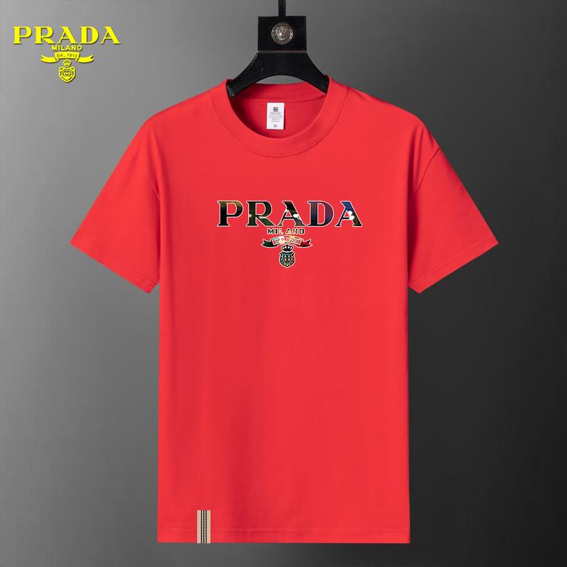 Wholesale High-quality Men's P.rada Short Sleeve Replica Designer T-Shirts for sale
