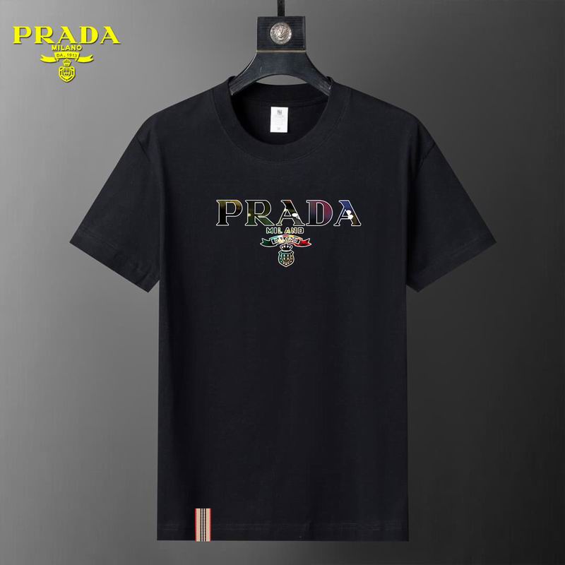 Wholesale High-quality Men's P.rada Short Sleeve Replica Designer T-Shirts for sale