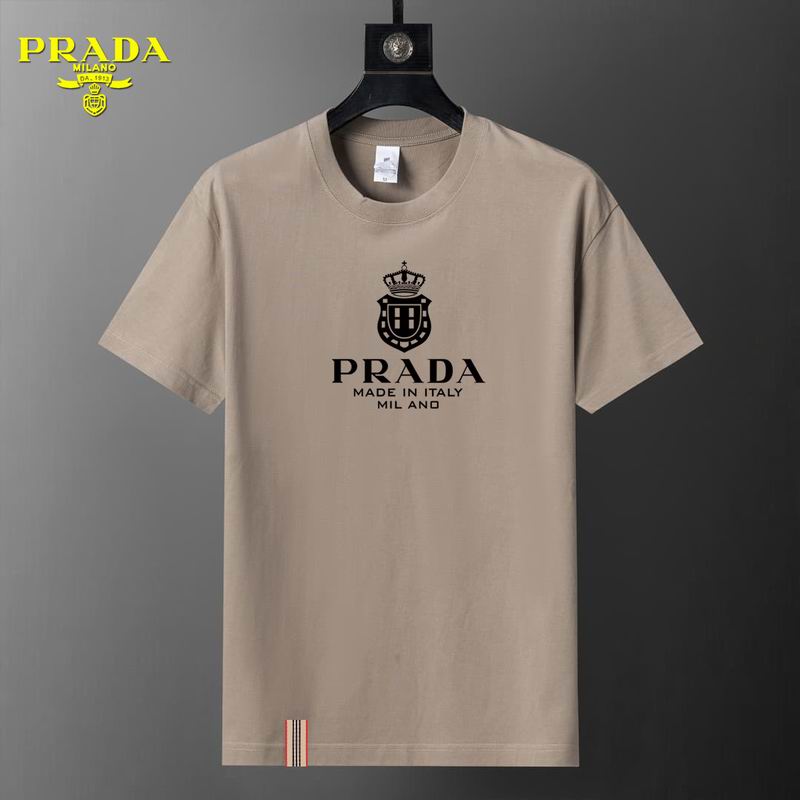 Wholesale High-quality Men's P.rada Short Sleeve Replica Designer T-Shirts for sale