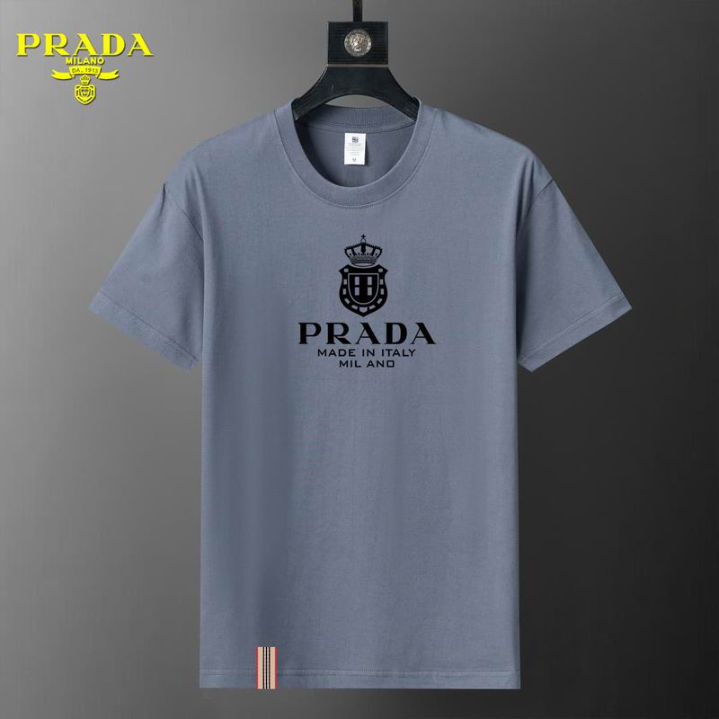 Wholesale High-quality Men's P.rada Short Sleeve Replica Designer T-Shirts for sale