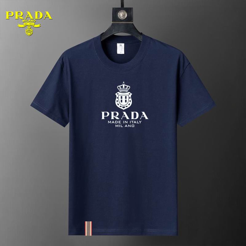 Wholesale High-quality Men's P.rada Short Sleeve Replica Designer T-Shirts for sale