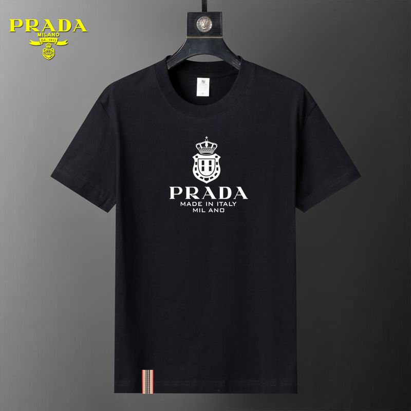 Wholesale High-quality Men's P.rada Short Sleeve Replica Designer T-Shirts for sale