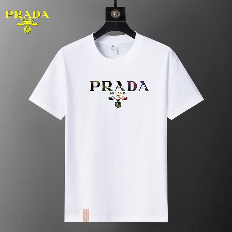 Wholesale High-quality Men's P.rada Short Sleeve Replica Designer T-Shirts for sale